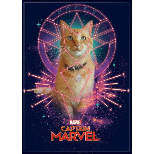 Captain Marvel Goose Magnet